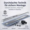 BADfabrik24 Duschrinnenset, Ablauf "Norm", Rost "2 in 1", Produktbild-Vorschau 3
