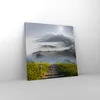 Bild auf Leinwand - Leinwandbild - Berg Nebel Landschaft Produktbild-Vorschau 4