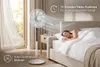 Fakir VC 80 DC, Domácí vrtulový ventilátor, Černá, Bílá, Náhled obrázku produktu 4