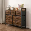 Commode industrielle de couleur marron rustique, grande Voir les images du produit 2