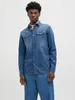 JACK & JONES Chemise unie à manches longues, col Kent, Voir les images du produit 23
