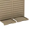 vidaXL Zewnętrzny kosz na śmieci Jasnobrązowy 78x41x86 cm Podgląd zdjęcia produktu 10