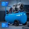 Oliegesmeerde luchtcompressor HW-KBO-2T-50L, 50 liter, 250 Productafbeelding-voorbeeld 13