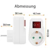 ORSEM Steckdosenadapter Schutzkontakt 3500W Adapter Produktbild-Vorschau 8