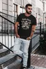 Herren T-Shirt Surf-Motiv Totenkopf Palm Beach Neverless® Produktbild-Vorschau 5