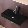 doporro Lavabo à Poser Noir Mat Vasque Suspendu en Voir les images du produit 2
