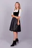 Edelnice Midi Dirndl Evi Samt Schwarz 48 Produktbild-Vorschau 8