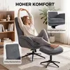 HOMCOM Relaxsessel mit Hocker 360° Drehbar Fernsehsessel Produktbild-Vorschau 6