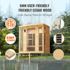 VEVOR Drevená infračervená sauna, saunové kúpele pre 3 až 4 Náhľad obrázku produktu 5