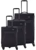 Travelite CHIOS 4w L/M/S Trolley Set Schwarz 080040-01 Produktbild-Vorschau 2