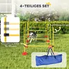 PawHut Set Agility Cani Set di ostacoli da 4 pezzi Anteprima dell’immagine prodotto 4