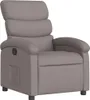 vidaXL Relaxsessel Taupe Stoff Produktbild-Vorschau 1