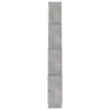 vidaXL Étagère cube gris béton 90x15x119 cm Bois composite Voir les images du produit 5