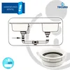 tecuro Höhen-Ausgleichsstück für Siphon-Ablauf 1 1/2 IG x 1 Produktbild-Vorschau 3