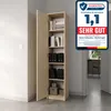 Bücherregal Kleiderschrank Regal 50 cm breit Schrank Produktbild-Vorschau 2
