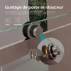doporro Porte de Douche Transparent pour Niche 130cm Paroi Voir les images du produit 4