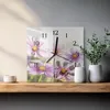 Tulup Glasuhr Wanduhr Küchenuhr Echt-Glas 30x30 cm Modern Produktbild-Vorschau 2