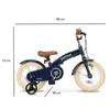 DERYAN Luxe Detský Bicykel 12 Palcov - 3 v 1 Odrážadlo s Náhľad obrázku produktu 2