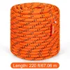 A tightly coiled roll of orange rope with black speckles, presented on a white background. Náhľad obrázku produktu