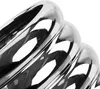 A close-up, abstract view of a shiny, reflective object with a ribbed or spiraled surface. Produktbild-Vorschau