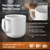 Kaffeetassen 6er Set Tassen Kaffeebecher Kaffeetasse Weiß Produktbild-Vorschau 8