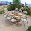 Chaise pliante Set de 4 Chaises de cuisine Rembourrées Voir les images du produit 1