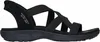 Skechers Slip-Ins: Reggae Slim  Sandalen Plat - Zwart - Voir les images du produit 32
