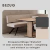 byLIVING Eckbank TORONTO, Bezug in taupe, Gestell in Produktbild-Vorschau 4