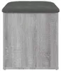 vidaXL Sitzbank mit Stauraum Grau Sonoma 42x42x45 cm Produktbild-Vorschau 5