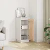 vidaXL Sideboard Weiß 31,5x34x75 cm Massivholz Kiefer Produktbild-Vorschau 3