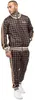 Lonsdale Hedley Slim Fit Trainingspak, bruin, maat M, voor Productafbeelding-voorbeeld 1