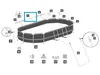 Bestway® Ersatzteil Horizontale Poolstange A (grau) für Produktbild-Vorschau 2