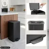 hjh OFFICE Odpadkový kôš 60 litrov Clean Step 4, odpadkový Náhľad obrázku produktu 2