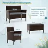 Sada záhradného nábytku KOMFOTTEU, balkónový nábytok z Náhľad obrázku produktu 8