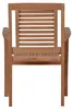 MiaMöbel | Outdoor Gartenstuhl aus Teak | 64,5 x 95 x 54cm Produktbild-Vorschau 9