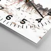 Wanduhr - Quadrat - Glasuhr - Hirsch Winter Tierwelt Produktbild-Vorschau 5