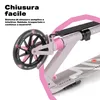 Monopattino pieghevole per bambini, ruote LED, regolabile Anteprima dell’immagine prodotto 7