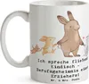 Mr. & Mrs. Panda Kaffeetasse Erzieher Kindisch - Weiß - Produktbild-Vorschau 3