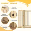 PawHut – ohrada pro psy, 91 cm, ochranná dřevěná ohrada, Náhled obrázku produktu 6