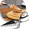 com-four® Pizzaschere mit Servierfläche, Pizzaschneider mit Produktbild-Vorschau 3