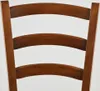 Close-up of the back of a wooden chair with three horizontal slats. Produktbild-Vorschau