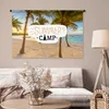MuchoWow® Wandteppich Wandbehang Sommer - Strand - Palme - Produktbild-Vorschau 5