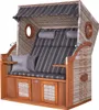Strandkorb deVries PURE® Wave XL - PE seashell - Dessin 402 Produktbild-Vorschau 2