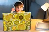 MuchoWow® Laptop Aufkleber Sticker Cover Sonnenblume - Produktbild-Vorschau 3