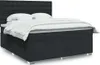 Boxspringbett mit Matratze Schwarz 180x200 cm Kunstleder Produktbild-Vorschau 2