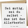 Mr. & Mrs. Panda Grußkarte Spruch Mutig zu sich selbst Produktbild-Vorschau 1