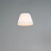 Paralume plissettato bianco, rotondo, smussato, 25 x 15 x Anteprima dell’immagine prodotto 2