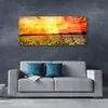 Acrylglasbilder 125x50 Wandbild Druck Wiese Sonnenblumen Produktbild-Vorschau 3