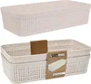 Set di 2 cestini/organizer 25X13X6Cm Anteprima dell’immagine prodotto 2