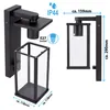Außenwandleuchte Wandlampe Außenleuchte E27 Schwarz IP44 Produktbild-Vorschau 4